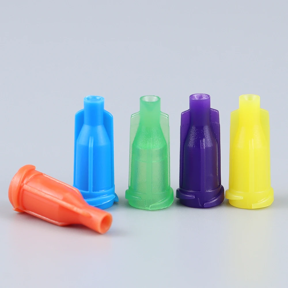 Spritzenaufsätze, mehrfarbige Spritzenkappen, Dosierkanülenaufsätze, kompatibel mit Luer-Lock-Spritzen für den industriellen und handwerklichen Einsatz – Detail 5