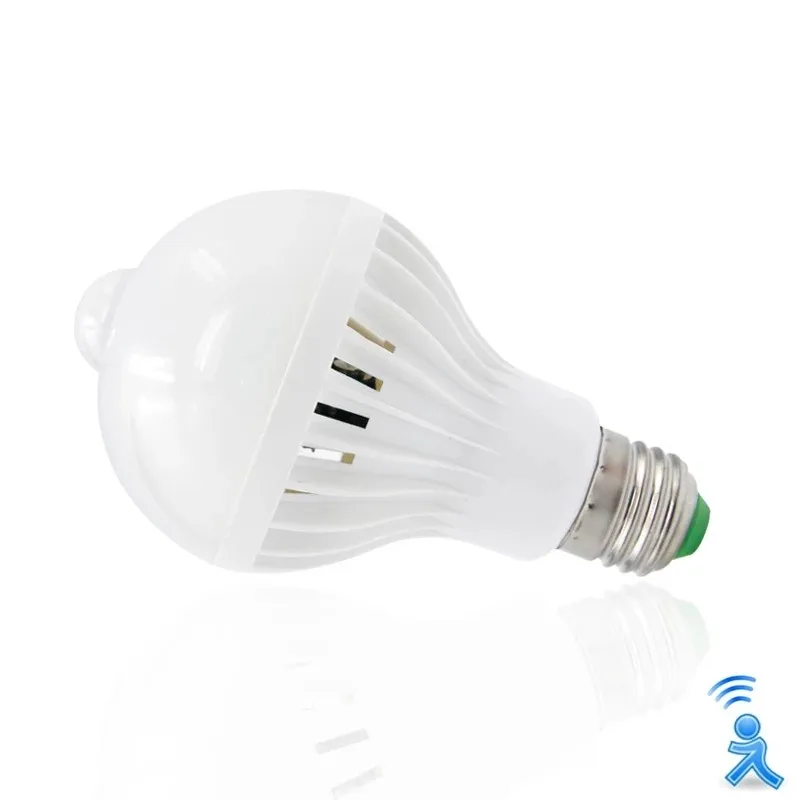 PIR Motion Sensor Bombillas LED Bulb E27 3W 5W 7W 9W 12W 15W Induction lamp AC 220V Stair Hallway light