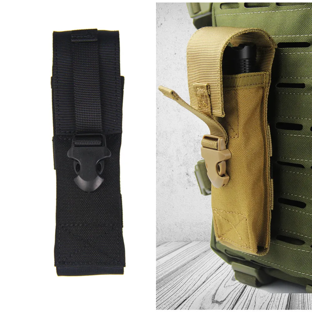 

NEW Flashlight Pouch Torch Holster Case Outdoor Camping Hiking Electric Torch Pouch Multifunctional Small Tool Bag