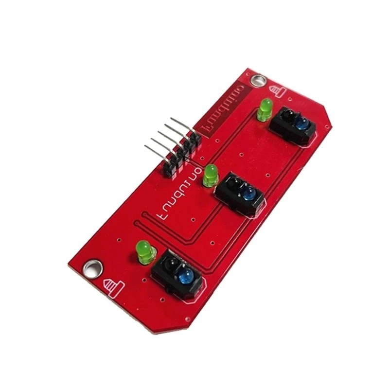 【VALUE MONEY】Auto Following High Precision 3 Channel Infrared Reflective Sensor TCRT5000 3 Channel Line Tracking Sensor Module