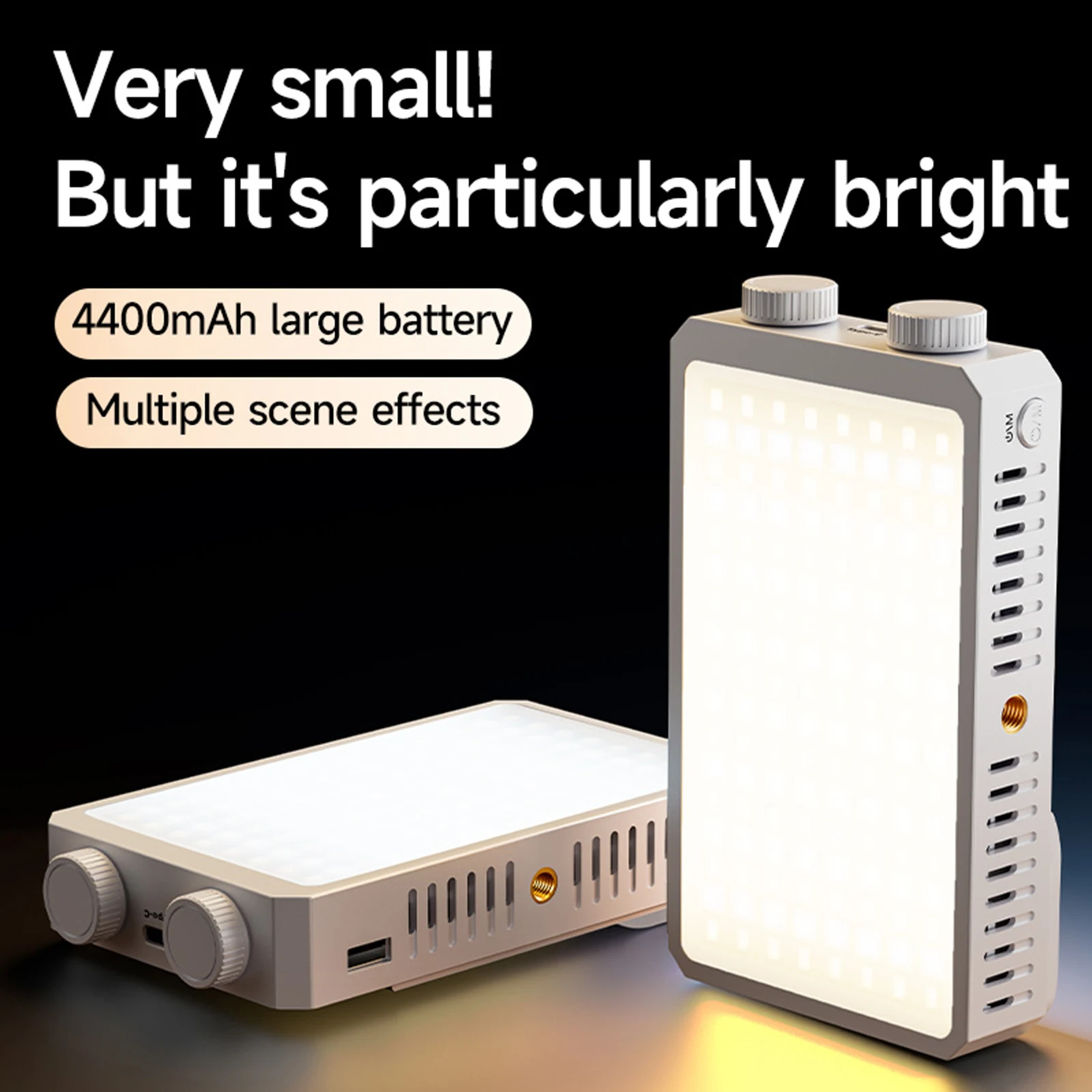 40W LED Kamera Licht 2800K-9000K Fotografie Beleuchtung 4400mAh Wiederaufladbare Tragbare Licht Panel Video Licht für Fotografie