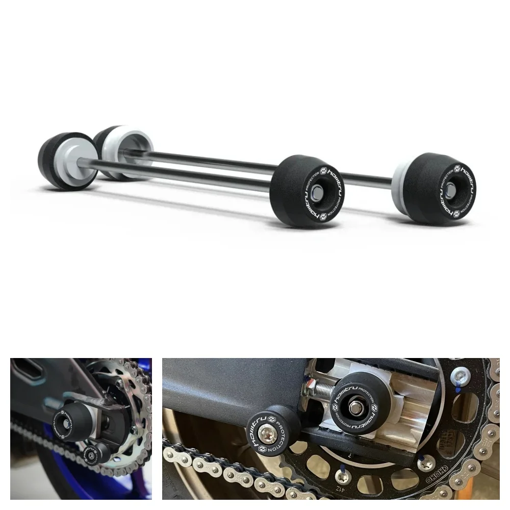 

For Ducati Monster 937 / Monster 950 2021-2024 Rear Front Axle Fork Crash Slider Motorcycle Wheel Protector