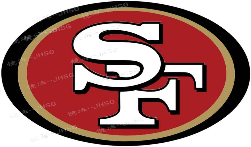 San Francisco 49ers Football Car Window Vinyl Decal Graphic Decal Sticker - Waterproof and Sun Protection - Customizable Support