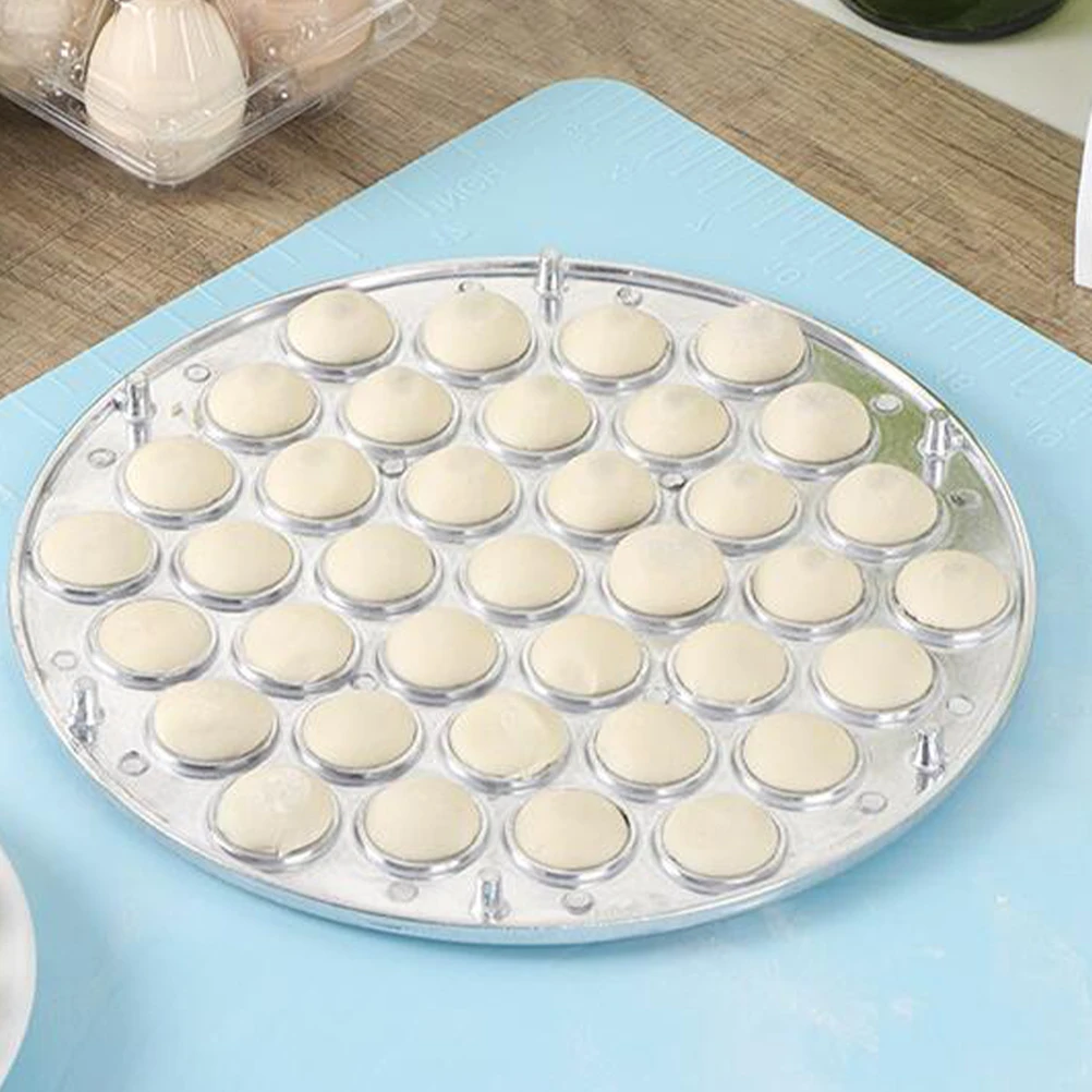 

2pcs Presser Manual Maker Portable Dough Presser Multi-Grid Dumpling Skin Mold Reusable Dumpling Wrapper Maker Kitchen Gadgets