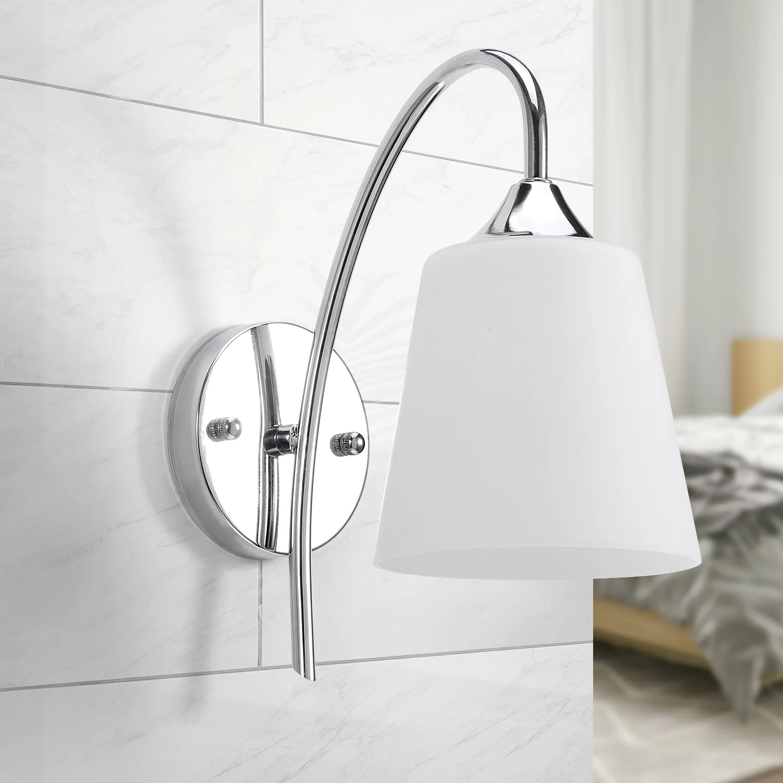 

1pc Bedside Wall Lamp Simple Style For Hallway Balcony Porch Staircase Lighting Home Decoration Decorative Lamp