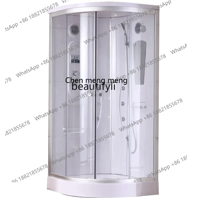 cn8617 ssShower room Glass bathroom Steam arc fan partition Toilet Tempered glass Bath room