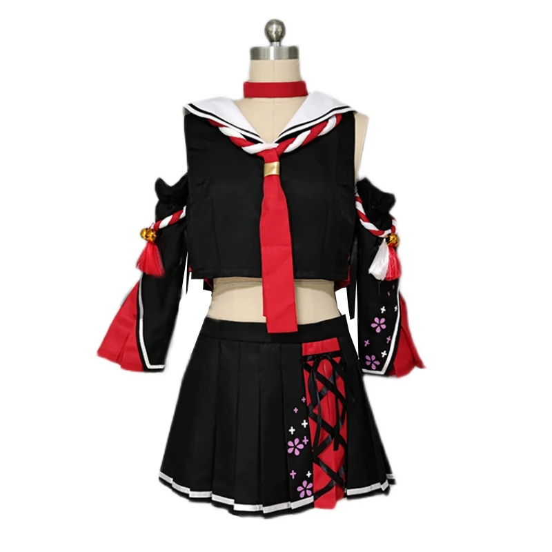 

Hololive Okami Mio Cosplay Costume Halloween Party Outfit Custom Made Any Size 001