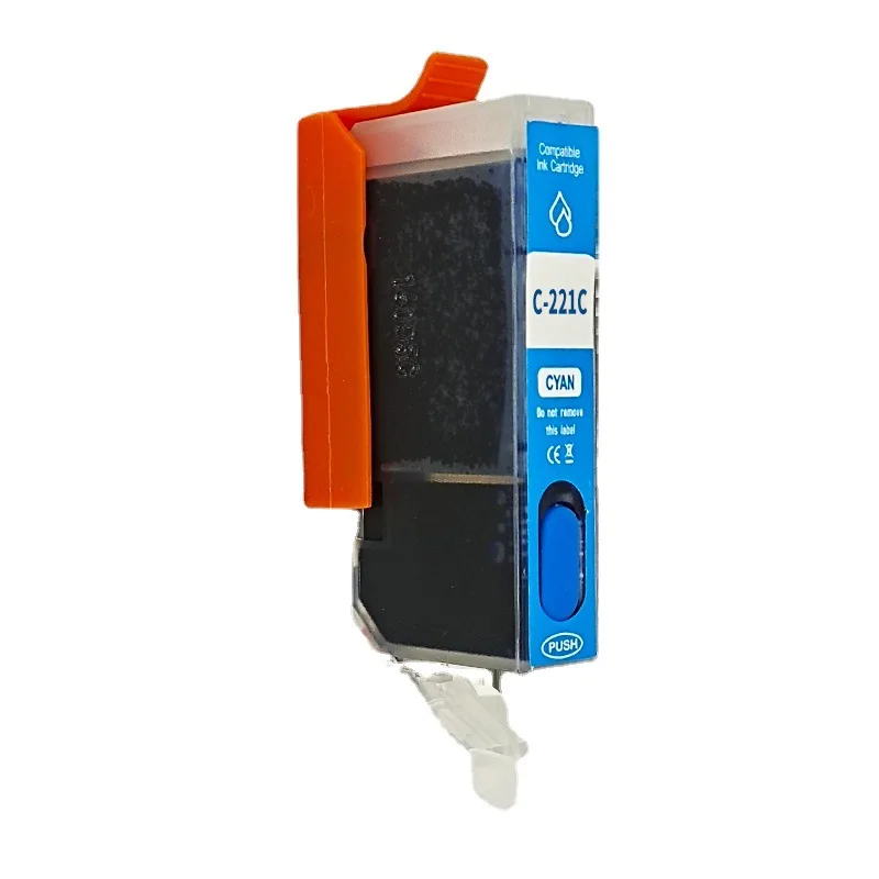 PGI-220 CLI-221 Refillable Ink Cartridge for Canon 220 221 PIXMA IP3600 IP4600 IP4700 MX860 MX870 MP550 MP560 Printer