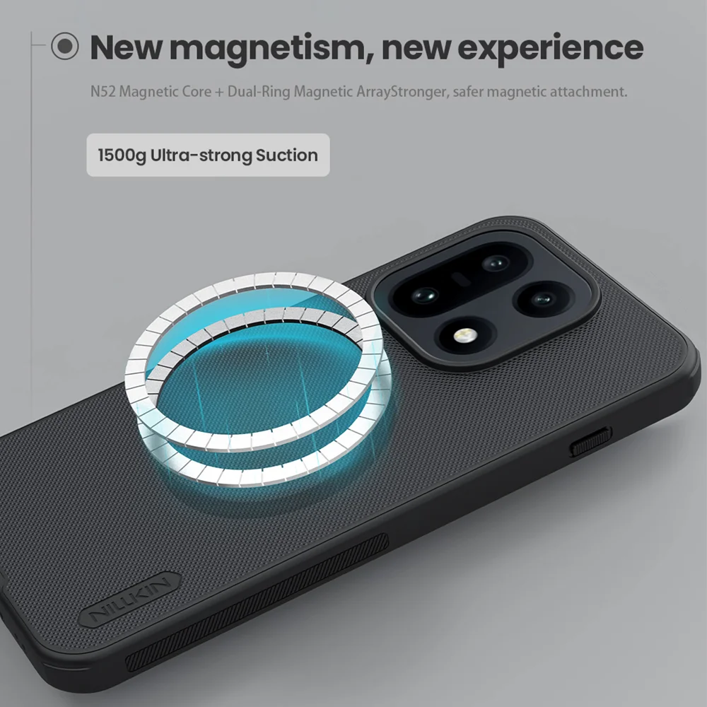 حافظة NILLKIN لهاتف OnePlus 15 Magsafe NILLKIN Super Frosted Shield Pro غطاء خلفي صلب مقاوم للصدمات لهاتف OnePlus 15 حافظة مغناطيسية