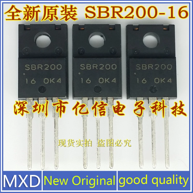 5Pcs/Lot New Original SBR200-16 Schottky Tube 20A/160V Imported Genuine In Stock Good Quality