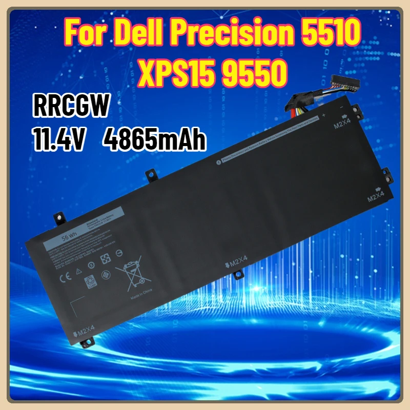 

Аккумулятор для ноутбука RRCGW 11,4 В, 8300 мАч, подходит для Dell Precision 5510 XPS15 9550