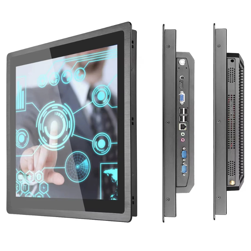 19 Inch 4:3 Embedded All in One Industrial Pc Rugged Flat Touch Screen Industrial PC