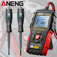 ANENG Rapid Detection Car Battery Tester No Power Required With Insulated Alligator Clip BT175+B05 Screwdrivers Electric Pen