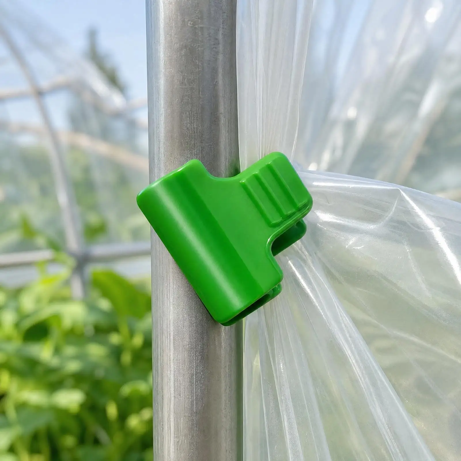 Reusable Plastic Greenhouse Film Clip for Hoop House Covering Shade Cloth Garden Tunnel Clamp Durable Outdoor Plant Protection view 3