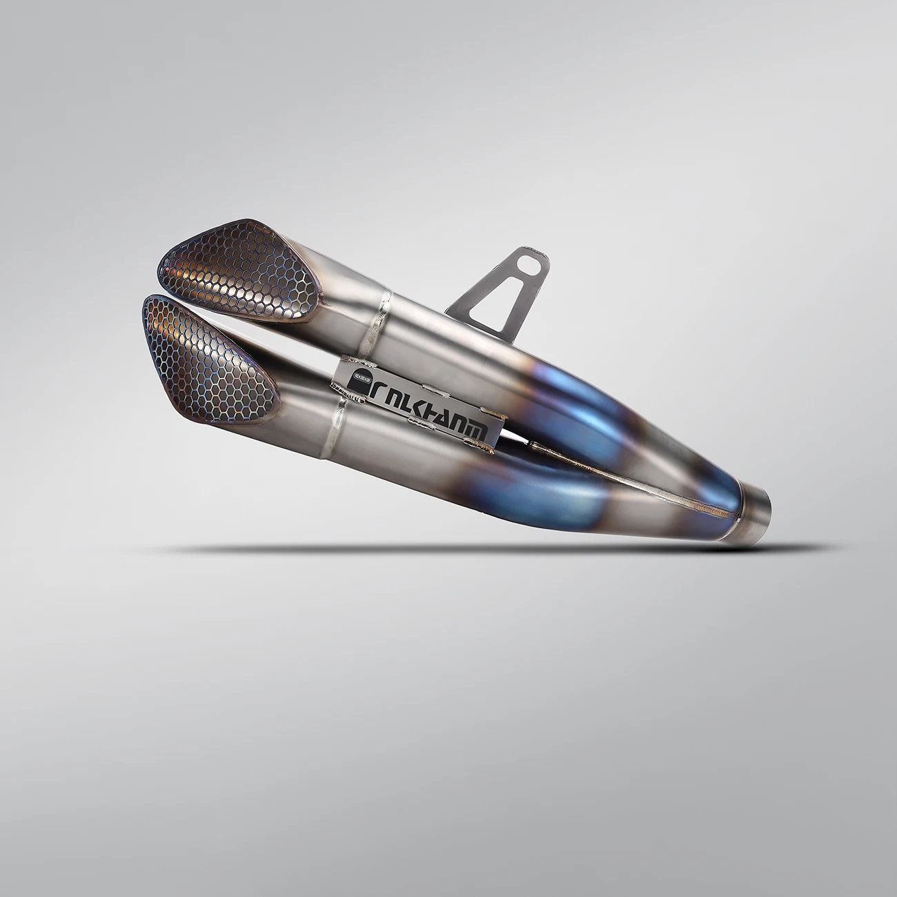 

NlkHanm Titanium honeycomb Forged motorcycle Exhaust Kit slip on line for kawasaki ZX-4R ZX4R zx4rr ZX25R zx25rr