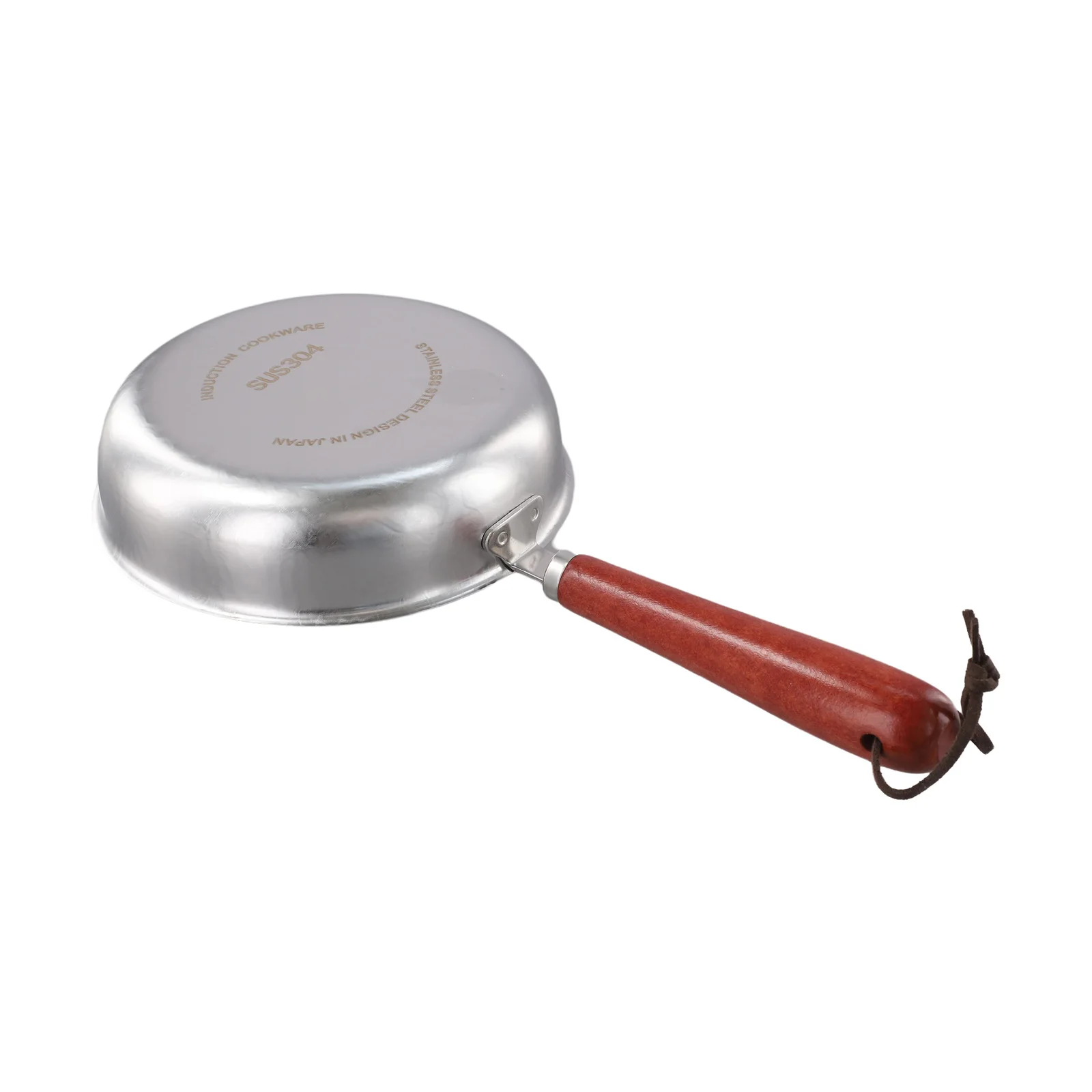 Compact Frying Pan 12cm 24.5x12x3.5cm Stainless Steel Frying Pan Easy Cleanup Lightweight Design 12cm Small Frying Pan