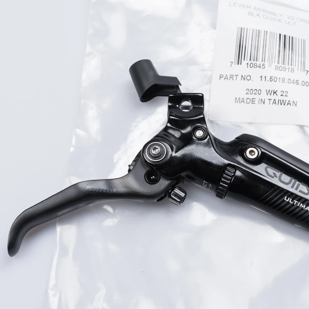 SRAM 11.5018.046.007 DISC BRAKE LEVER ASSEMBLY - CARBON LEVER VERSION 2 BLACK ANO-GUIDE ULTIMATE