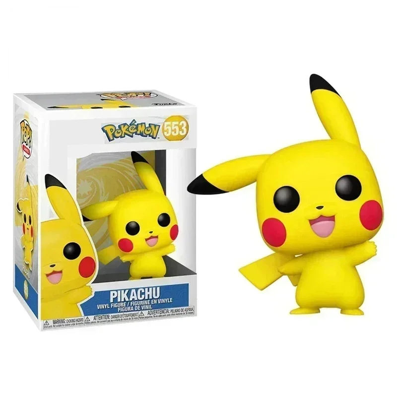 Funko personajes del juego de Anime figuras de juguete Pikachu decoración adornos figura de acción para niños juguete de cumpleaños