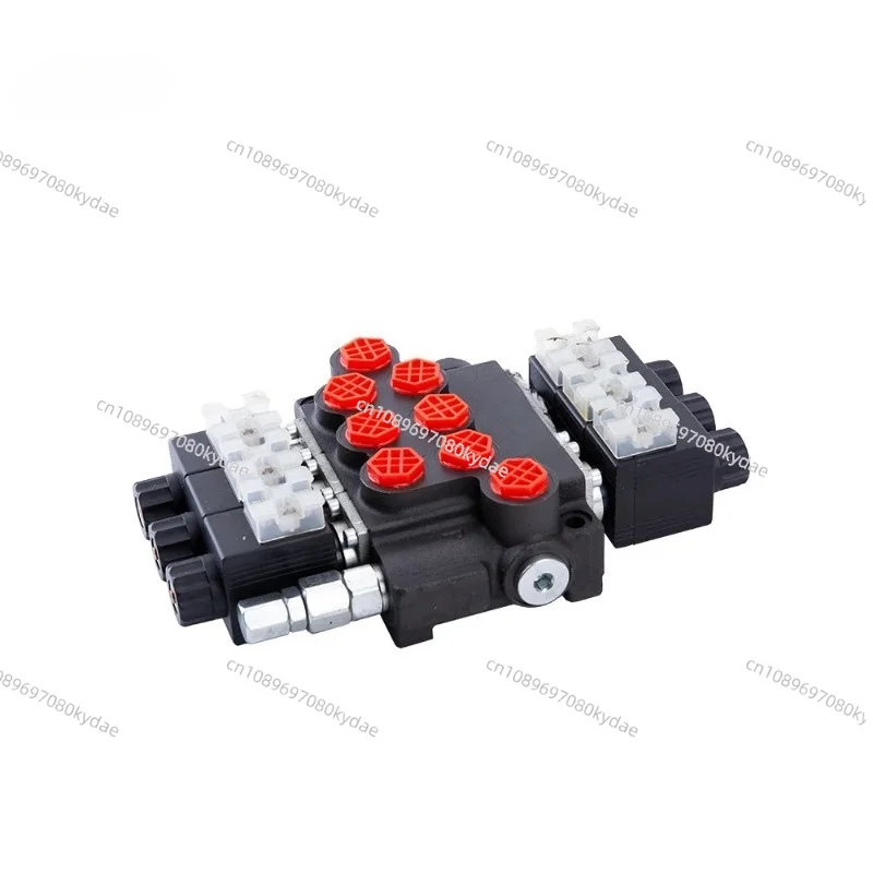 Hydraulic Valves with 4 Outlets Solenoid Control Z50 Z80 with 12v Voltage