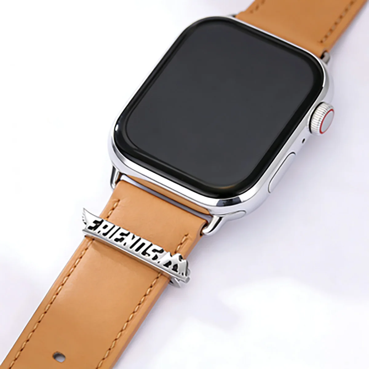 odorova Bold Eagle Accent Custom Name Watch Band Charm, 20mm/22mm Gold Tone Metal Brooch for Smart Watch Straps