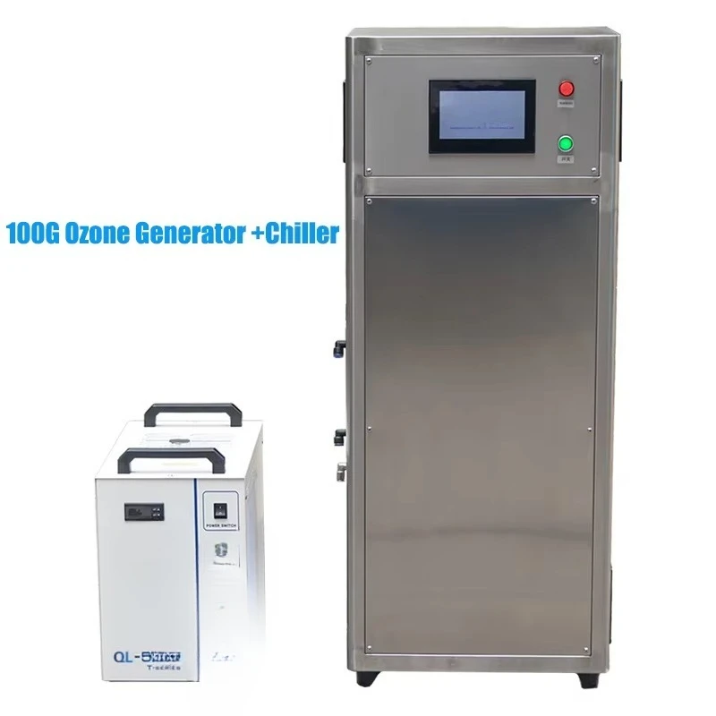 

Ozone Generator for Commercial Seafood Cold Storage with Chiller Aquarium Water Treatment Ozone Machine 100g