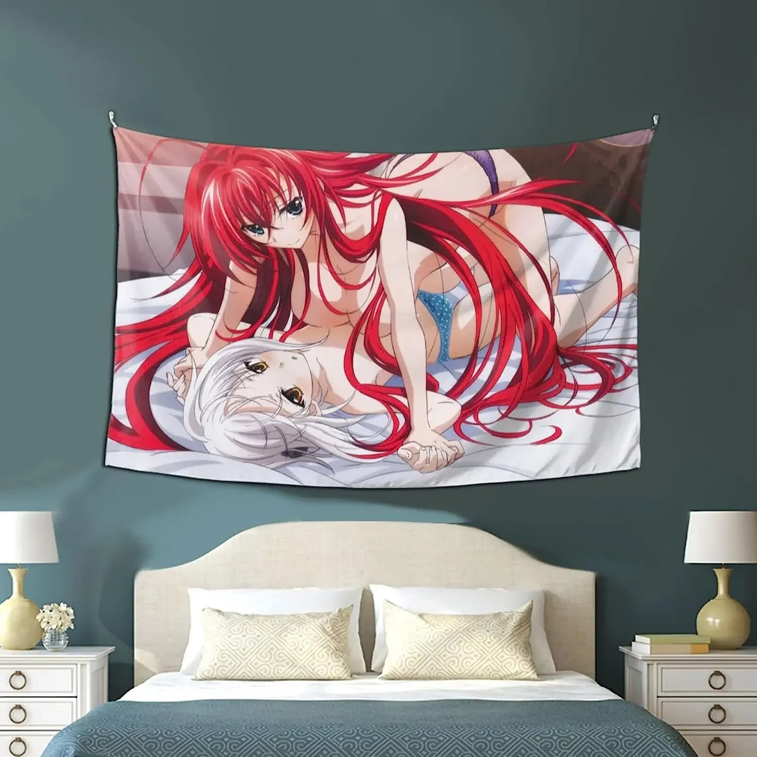 Manga Highschool Dxd Rias Koneko Tapestry Wall Hanging Tapestry For Home Party Room Art Decoration 60*40 Inch