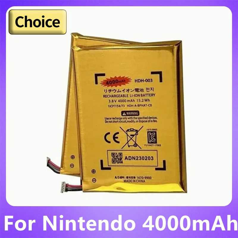 1Pcs HDH 003 HDH-003 replacement 4000mah battery For Nintendo Switch Lite HDH-001 HDH-A-BPHAT-C0 Rechargeable with Install Tool