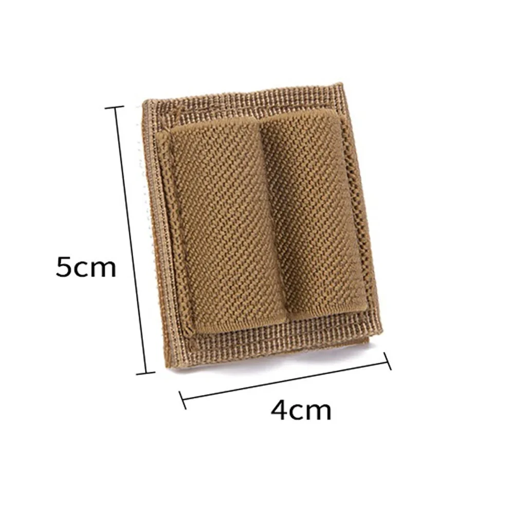 2-hole Outdoor Sport Sport Elastic EDC Tools Insert Pouch Battery Bullet Holder Storage Partition Plate Pouch