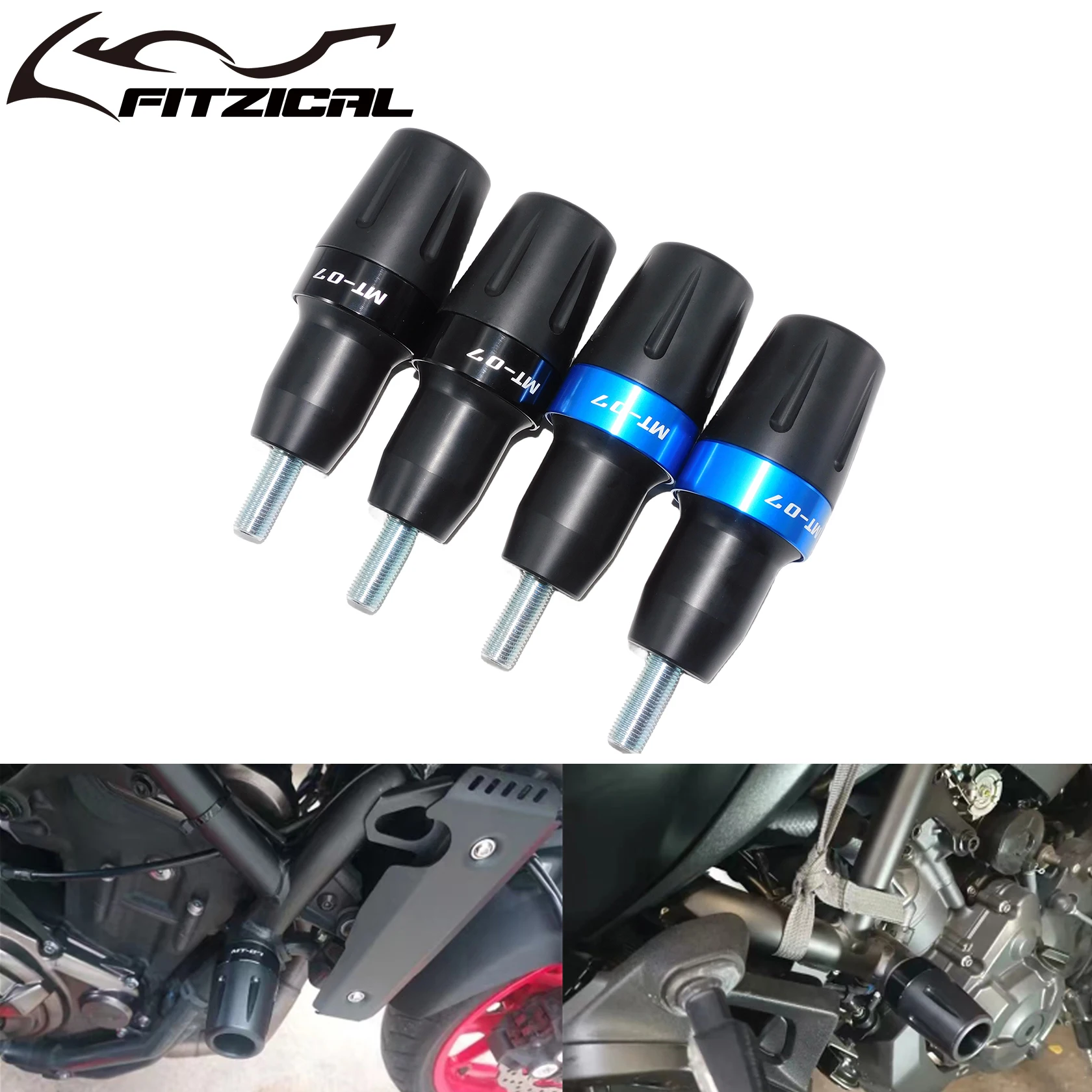 

Motorcycle Engine Crash Pad Bobbins Falling Protection Frame Sliders Crash Protector For Yamaha MT07 Tracer 2016-Up MT-07 FZ-07