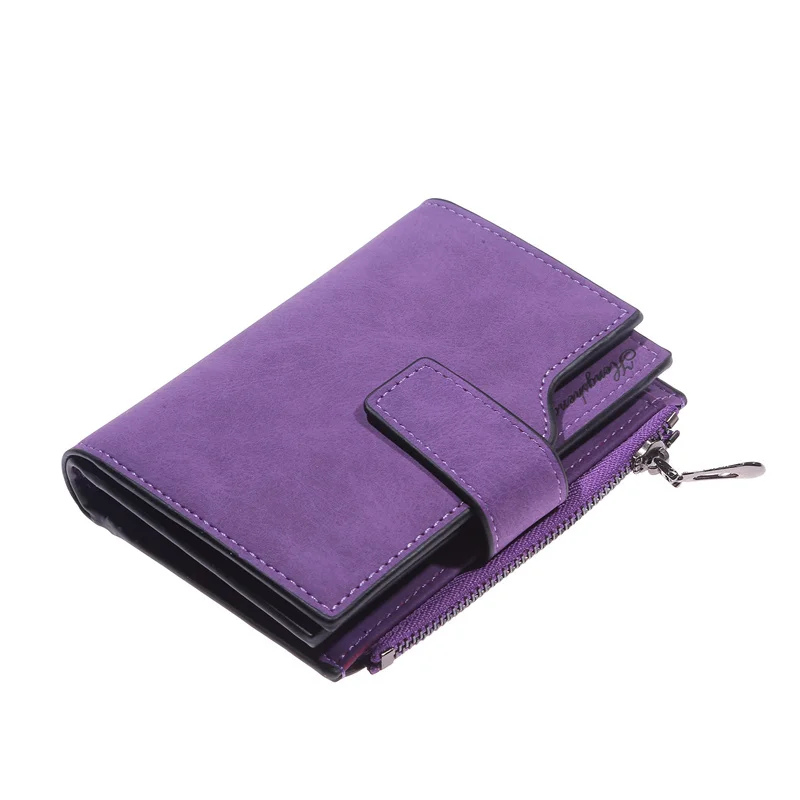 1 PC Women Wallet Simple Retro Rivets Short Wallet Coin Purse Card Holders Handbag for Girls Purse Small Wallet Ladies