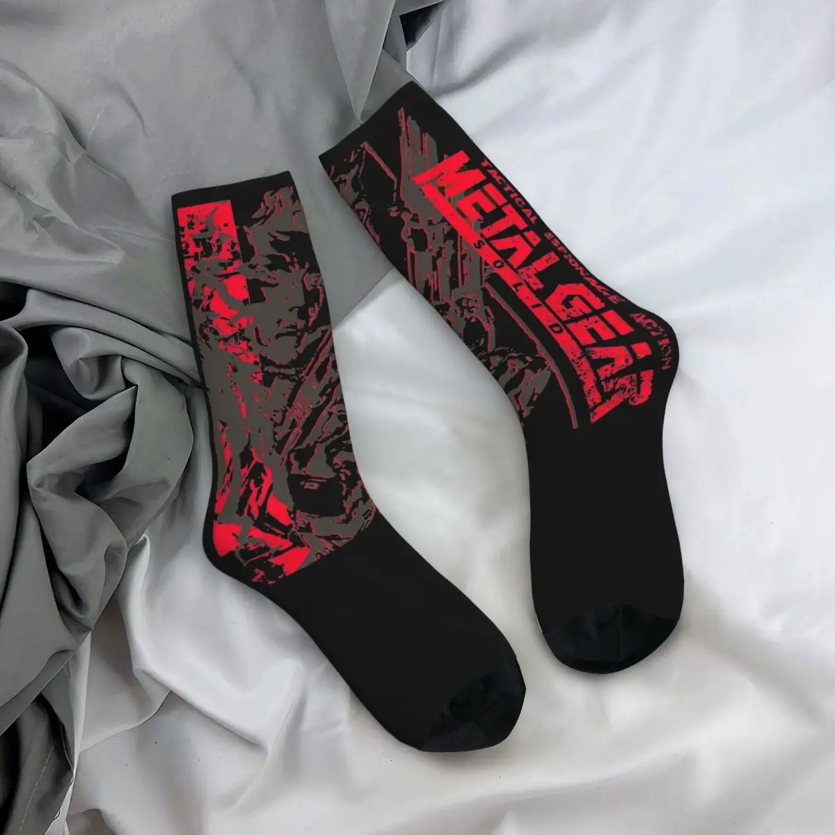 Metal Gear Solid Socks Men Women Fashion Socks Harajuku Spring Summer Autumn Winter Socks Gift