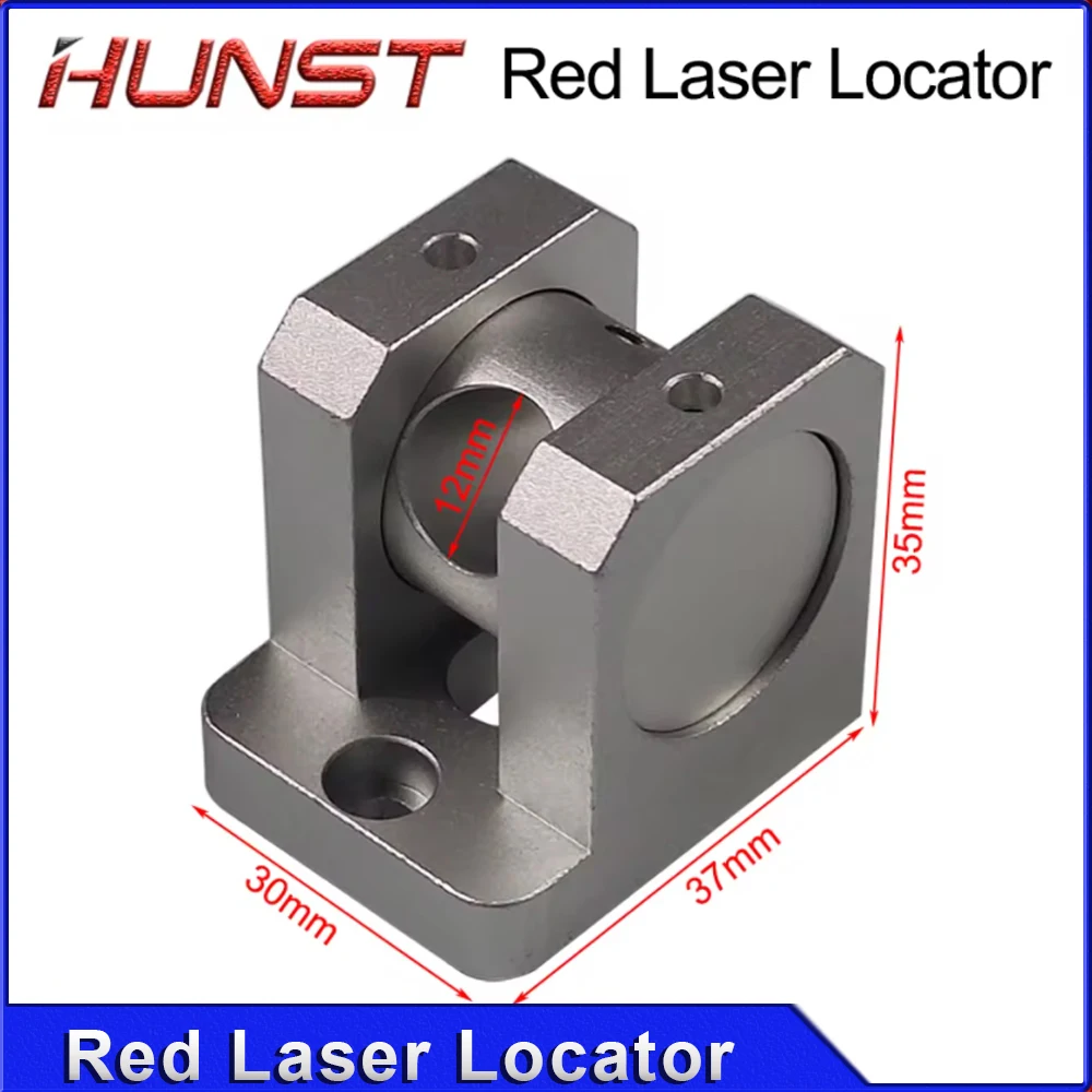 Hunst أجزاء وحدة تحديد مواقع الليزر الأحمر ، ألياف CO2 البصرية ، آلة وضع العلامات بالأشعة تحت البنفسجية ، قطر 12 ، حامل المصباح