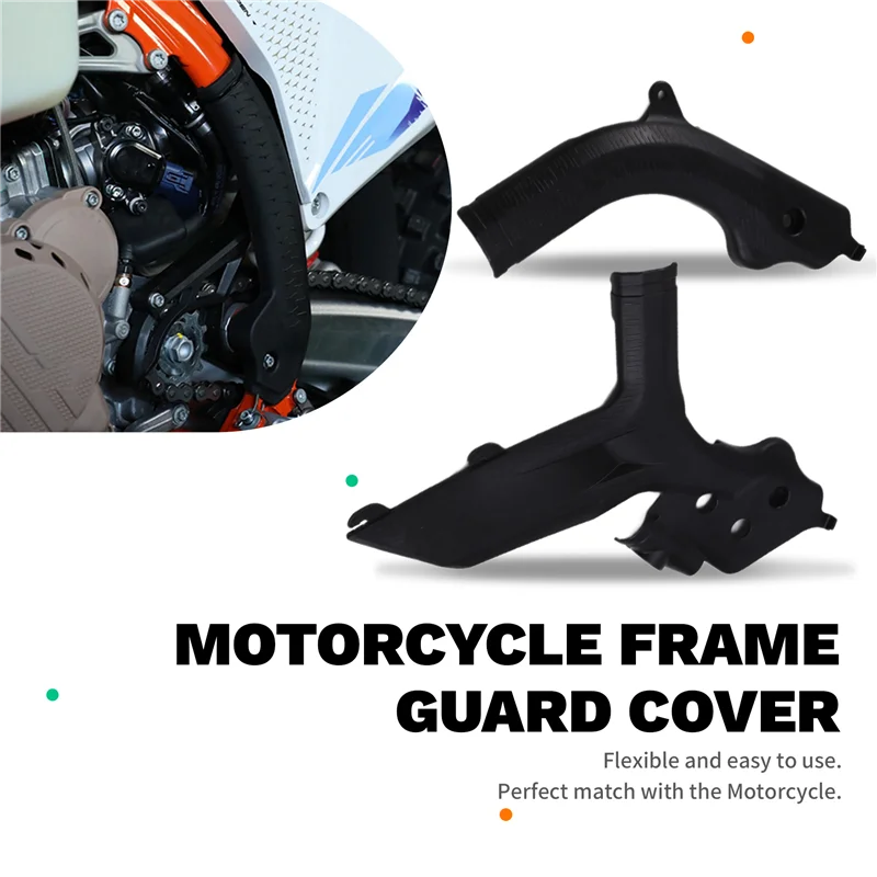 

A80X-Motorcycle Frame Guard Motorcycle Frame Protector Forktm SX/SX-F/XC/XC-F 125-450 2019-2022 EXC XC-W 2020-2023