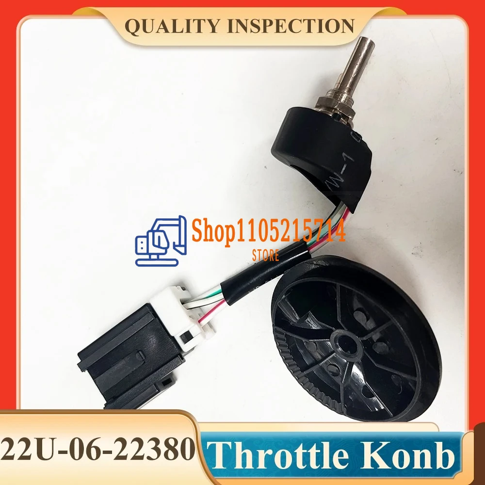 For PC200-7 PC200-8 PC-7 Excavator Parts Throttle Knob 22U-06-22380 22U-06-22420 22U-06-22470