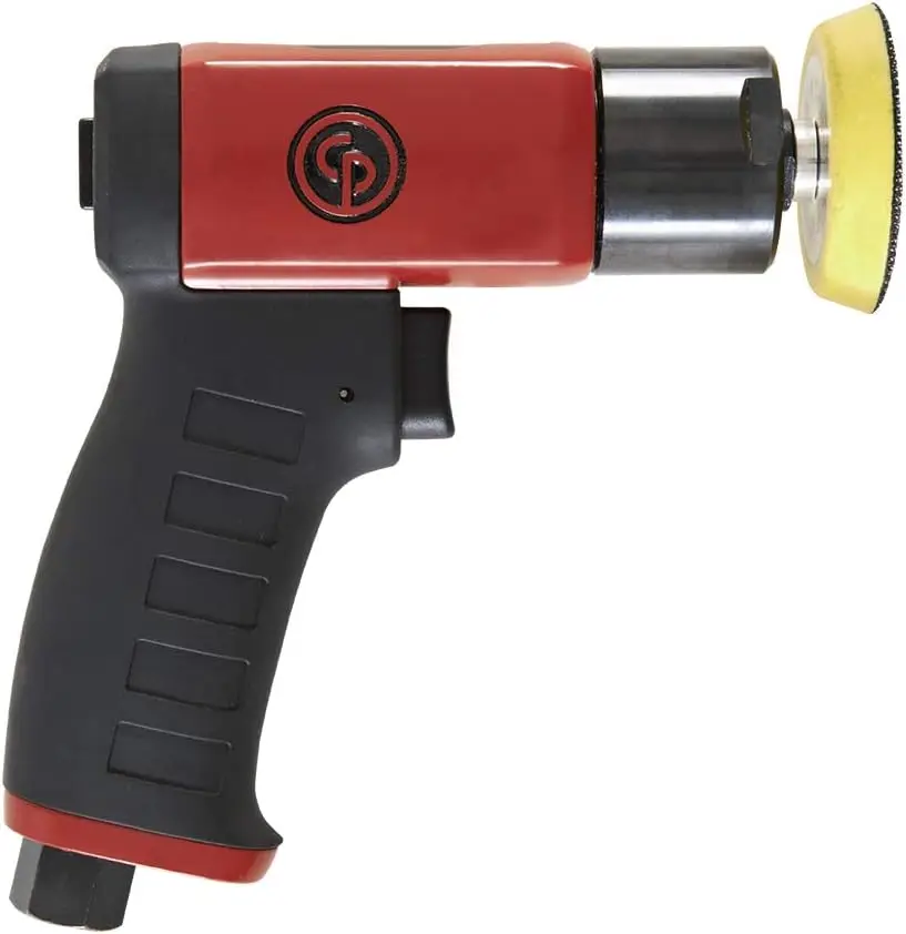 Polidor de ar pneumático CP7201-3 polegadas (75 mm), alça de pistola, gancho e laço - 2.500 RPM