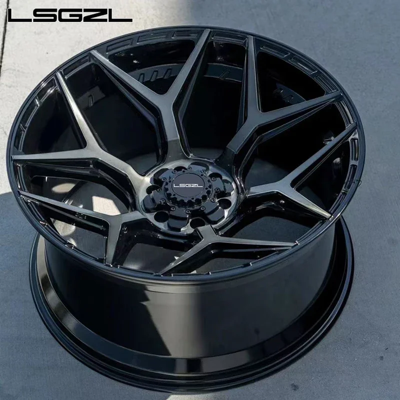 custom monoblock 2 piece luxury forged alloy deep concave car wheel 5x114.3 5x120 5x130 5x112 15 18 19 20 22 inch rim