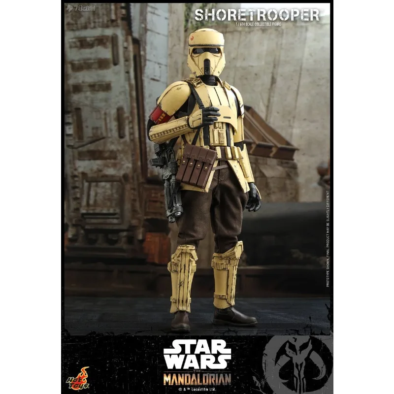 HOT TOYS Originale 1 \ 6 Star Wars Dramma Americano Mandalorian Sabbia Giallo Tempesta Soldato Action Figure Giocattoli di Modello Regali per I Ragazzi