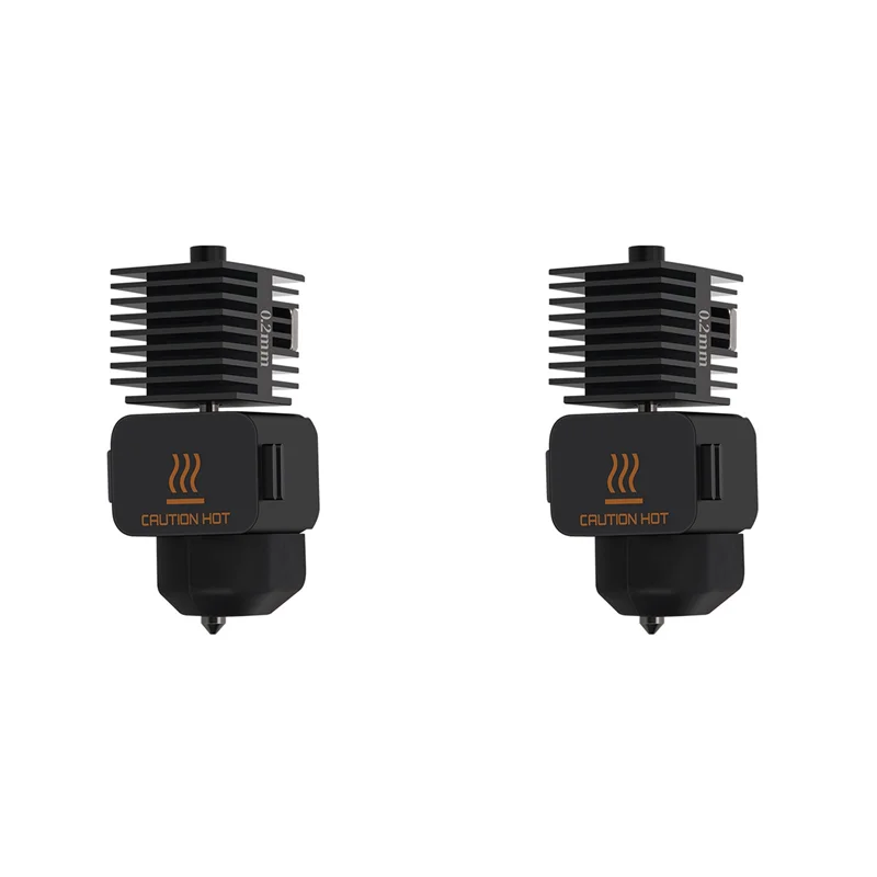 

AP-2X комплект Hotend для Bambu Lab A1/A1 Mini, быстрая скорость, сборка горячего конца, сопло из закаленной стали 0,2 мм, детали 3D-принтера
