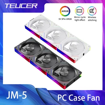 TEUCER JM-5 Ventola per case per PC ad alte prestazioni Forte dissipazione del calore Ventole per case di raffreddamento Ventola per case di raffreddamento per radiatore per computer