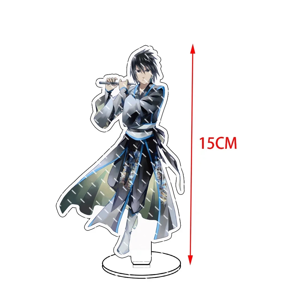 Anime Narutos Figure 15Cm Acrylic Stand Model Kakashi Uchiha Sasuke Stand Model Toys Accessories Collection Kawaii Kid Gift