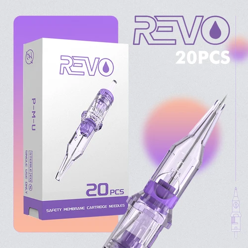 Cartucho de agujas de tatuaje INKIN REVO PMU SMP, delineador de labios y cejas de maquillaje permanente de seguridad esterilizado desechable para máquina de tatuaje