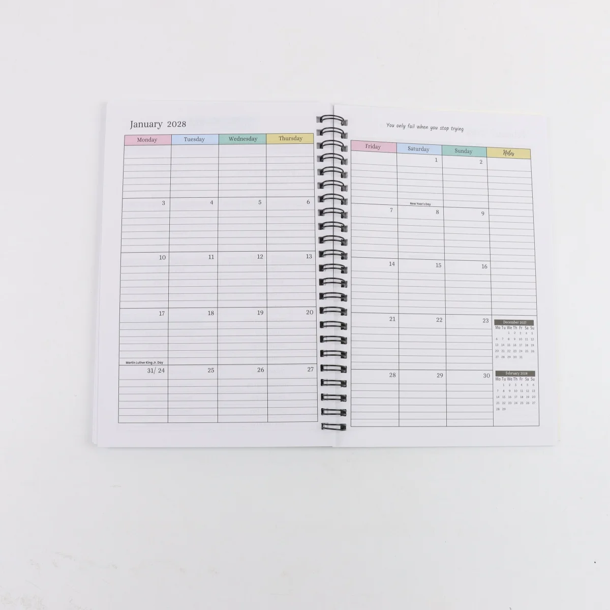 2026-2028 مخطط شهري - مخطط شهري للمشي لمسافات طويلة لمدة 3 سنوات، هدية مثالية للعائلة والصديق