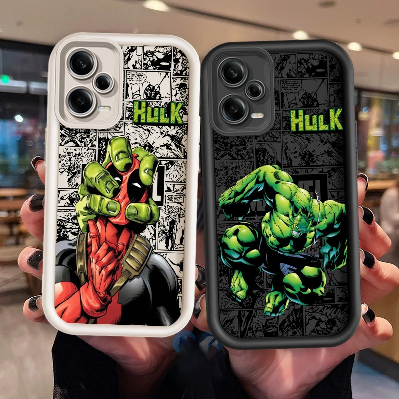 Marvel Robert Bruce Banner Hulk Art Eye Ladder For Xiaomi Redmi Note 13 12 12C 11 11S 10 10C 10A 9C 9A Pro 5G Cover Phone Case