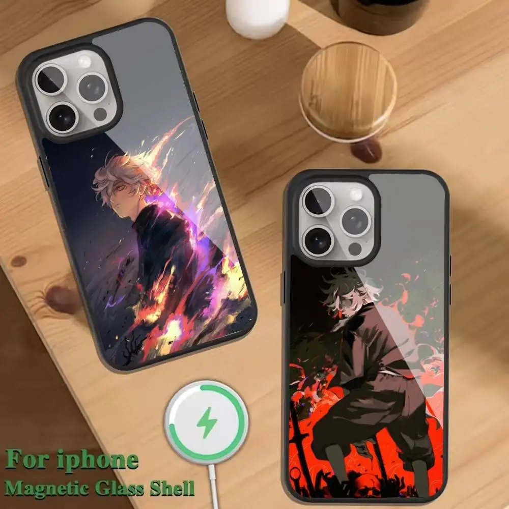 

Hell-S Paradise Jigokuraku Phone Case For Magnetic Wireless Charge Cover For iphone 16 15 14 13 12 11 Pro Max Plus Coque