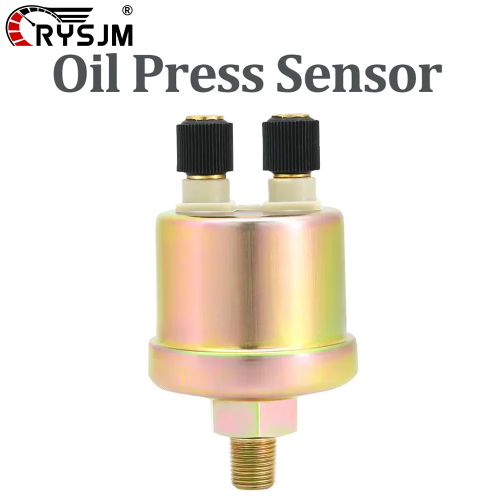 1/8NPT Oil Pressure Sensor 10MM 0-5BAR 0-10BAR for Universal Oil Press Gauge Sender Sending Unit Diesel Generator Auto Part Kit