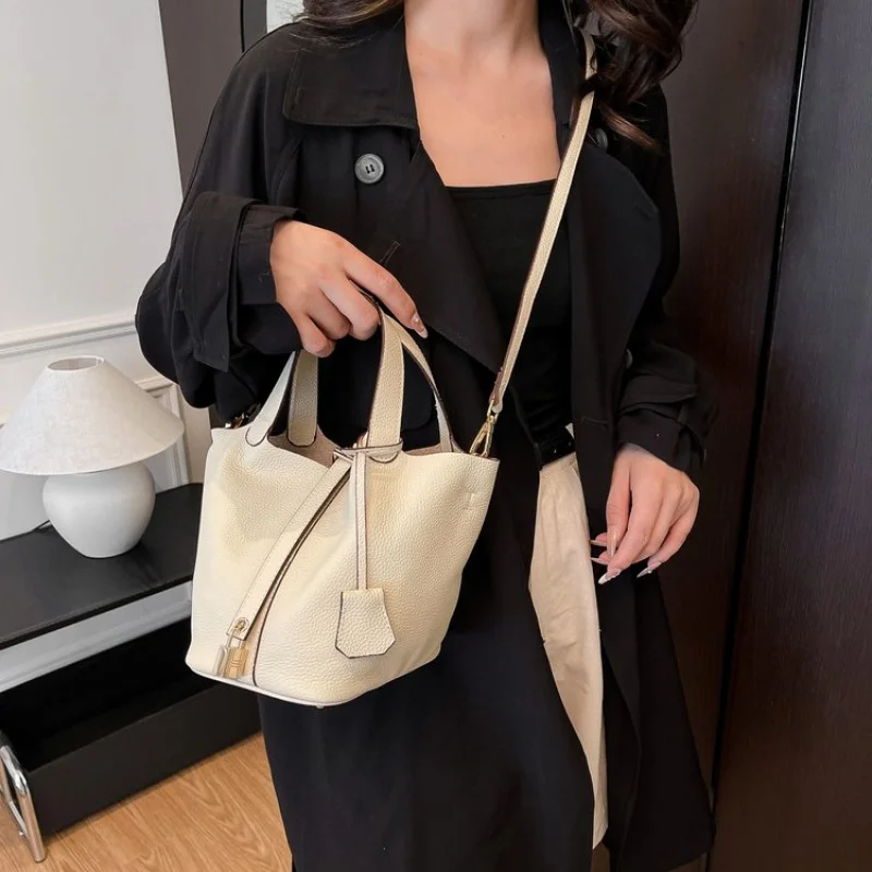 

Элегантная сумка через плечо, кожаная женская сумка, элитная роскошная брендовая известная дизайнерская шикарная винтажная повседневная сумка ​