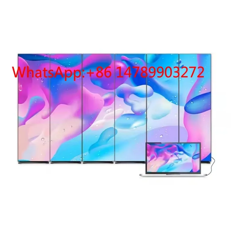 

P1.86 WiFi Control LED Poster Full Color Standing Ultra Slim Indoor Digital Advertising Display
