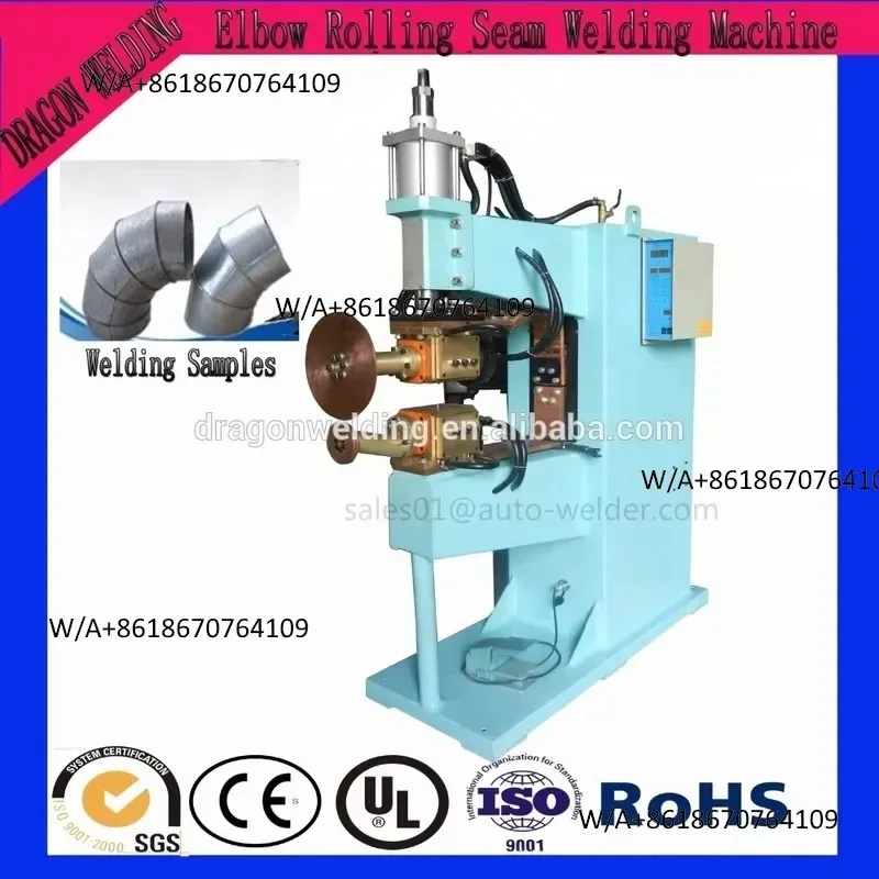 Customize FN-100K Ventilation Duct Elbow Rolling Seam Welding Machine Seam Welder Ventilation Equipment Welder