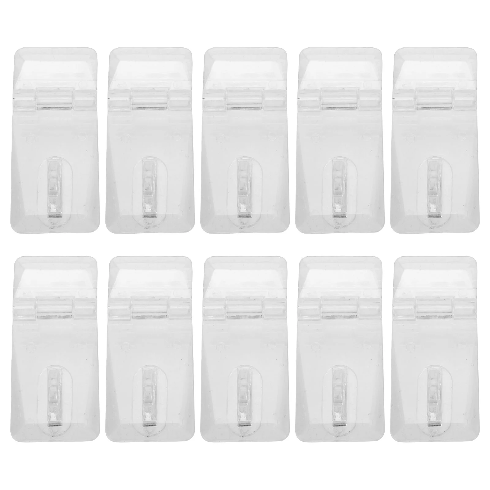 

20 Sets Transparent Lock Luggage Latch Buckle Acrylic Cabinet Hinges Suitcase Padlock Fold