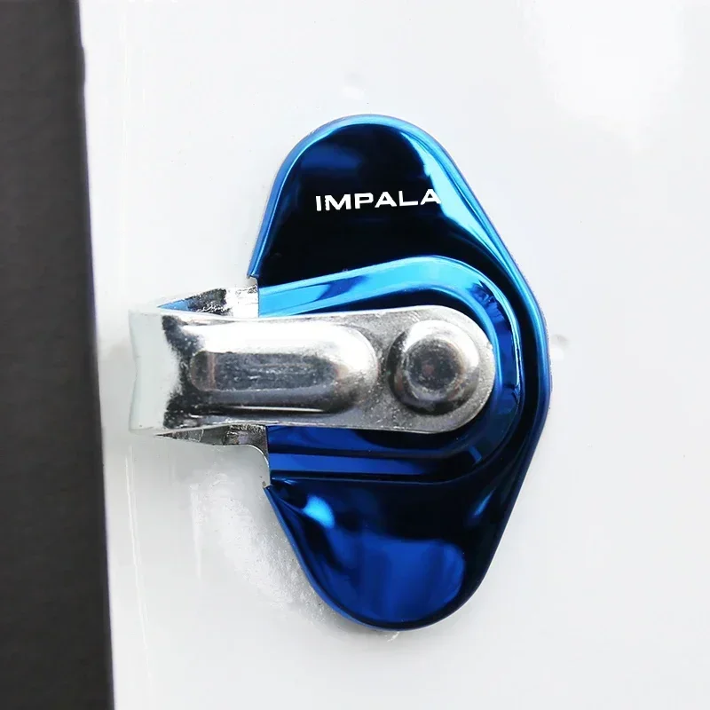 4PCS Stainless Steel Door Lock Cover for Chevrolet IMPALA Logo Anti Rust Protect Case Interior Styling Auto Accessories - view 6